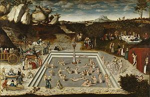 The Fountain of Youth (Cranach) httpsuploadwikimediaorgwikipediacommonsthu