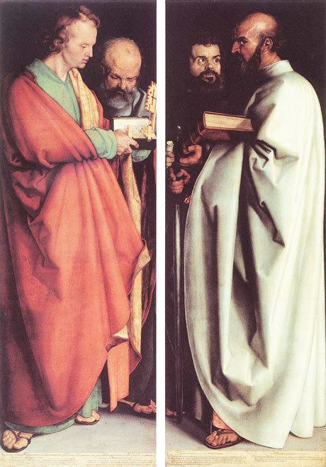 The Four Apostles The Four Apostlesquot by Albrecht Drer 1526