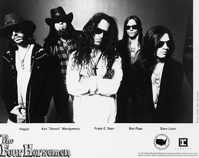 The Four Horsemen (band) Four Horsemen Promo Print 1991 Wolfgang39s