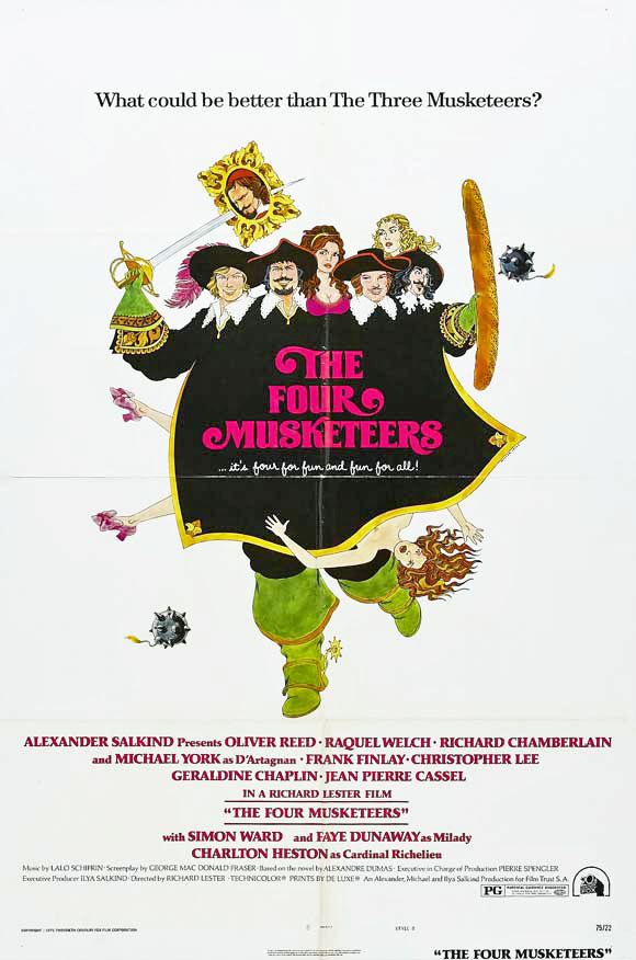 The Four Musketeers (1974 film) Musketeers Break My Heart Seventies Style 1974 tansyrrcom