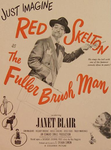 The Fuller Brush Man The Fuller Brush Man Red Skelton 1948 Movie Ad Vintage Movie Ads
