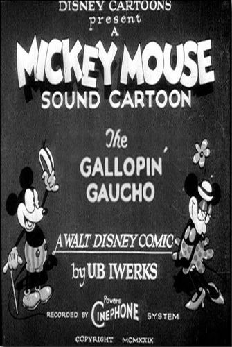 The Gallopin' Gaucho The Gallopin Gaucho Mickey Mouse Cartoon MickeyMouseCartooncom