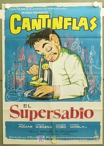 The Genius (1948 film) t04327 el supersabio cantinflas poster original Comprar Carteles y