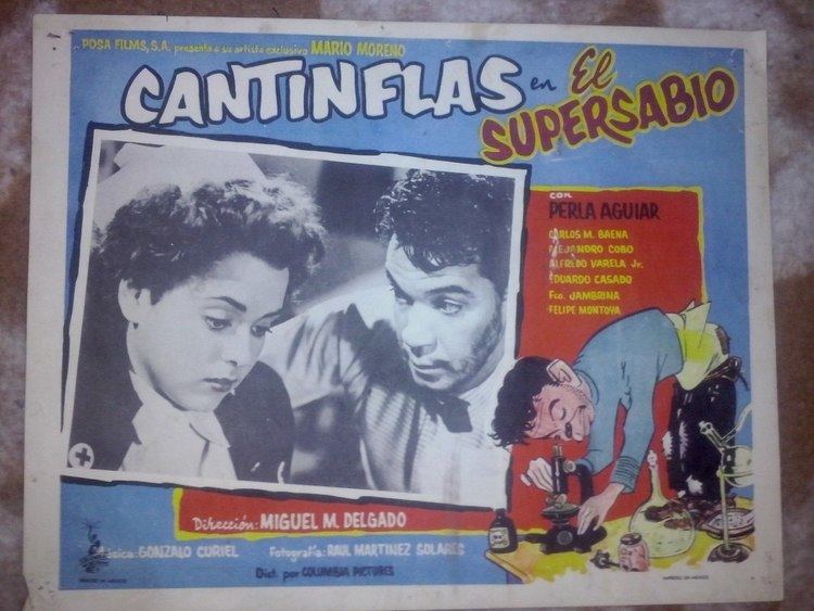 The Genius (1948 film) Afichecartel De Cine Original Cantinflas El Supersabio 40000