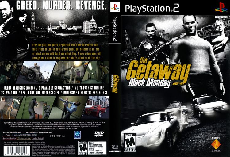 The Getaway: Black Monday Getaway Black Monday The Cover Download Sony Playstation 2 Covers