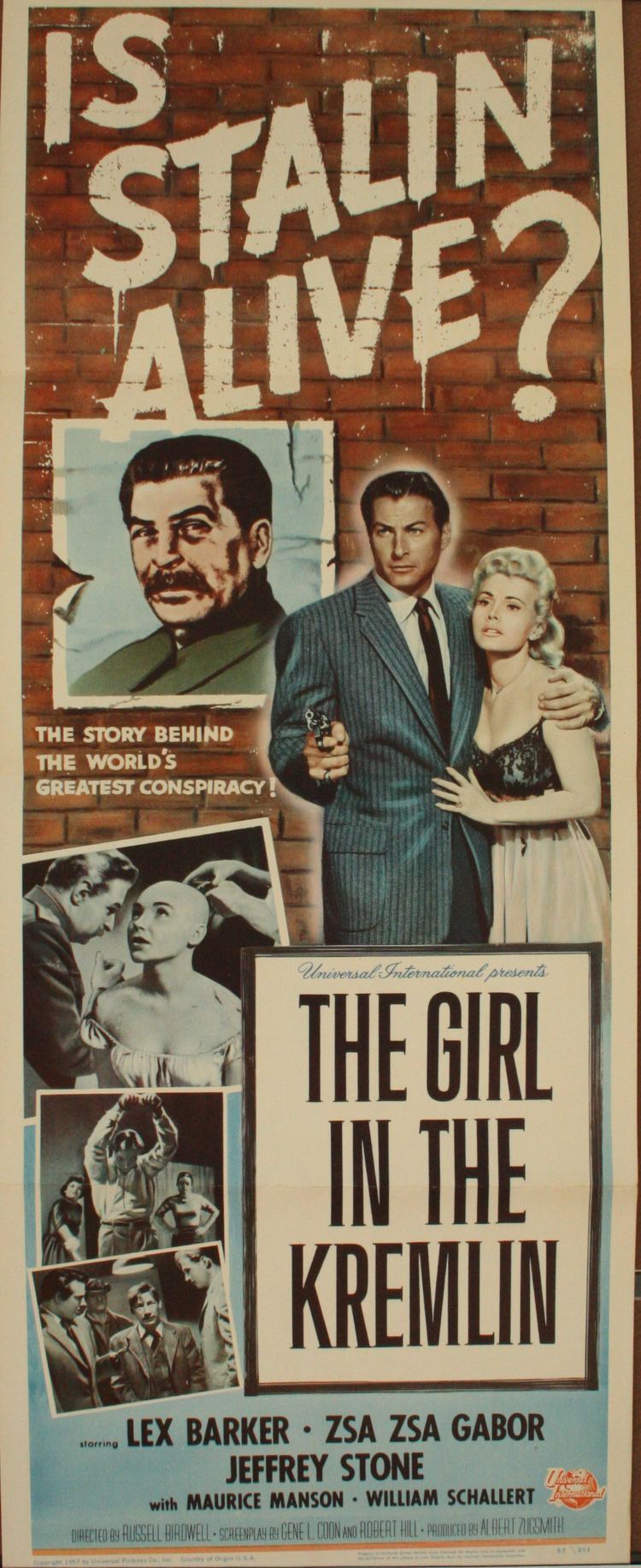 The Girl in the Kremlin GIRL IN THE KREMLIN Insert Poster