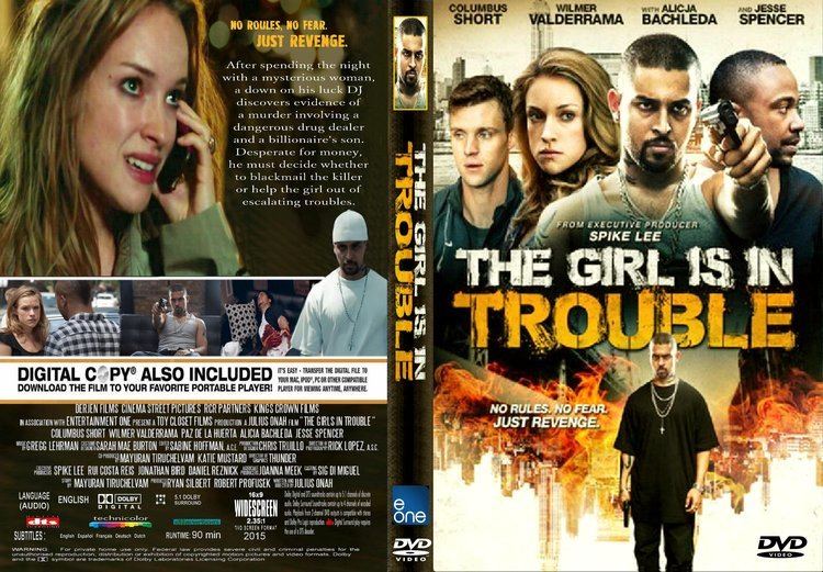 The Girl Is in Trouble The Girl Is In Trouble DVD Cover Label 2015 R1 Custom Art