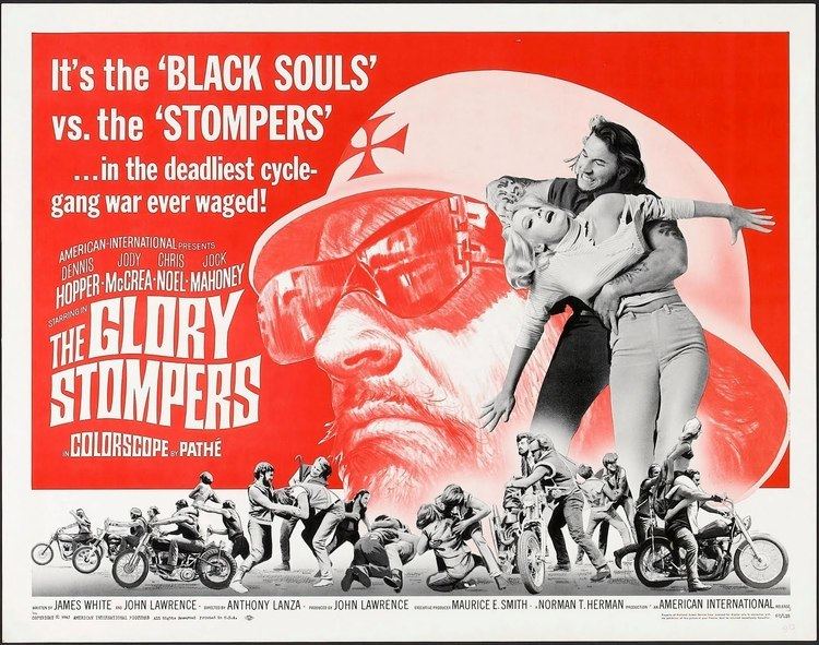 The Glory Stompers Uneasy Riders Dennis Hopper in THE GLORY STOMPERS AIP 1967