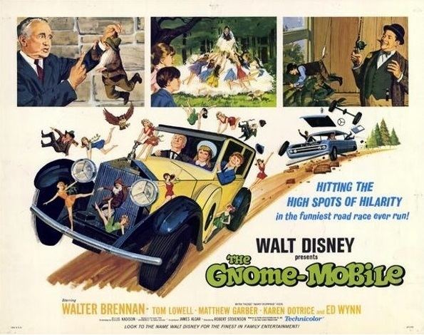 The Gnome-Mobile movie scenes The Gnome Mobile is a 1930 Rolls Royce Sedanca Deville automobile used in the Walt Disney Film The Gnome mobile 1967 It is currently housed in the 