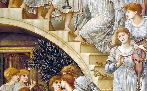The Golden Stairs Sir Edward Coley BurneJones The Golden Stairs Smarthistory