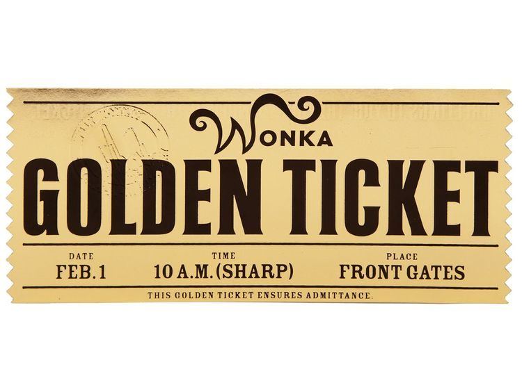 The Golden Ticket 1000 ideas about Golden Ticket on Pinterest Willy wonka Willy