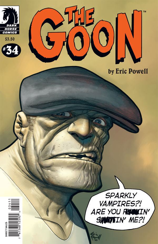 The Goon The Goon Tackles Twilight39s Vampire Glitterati WIRED