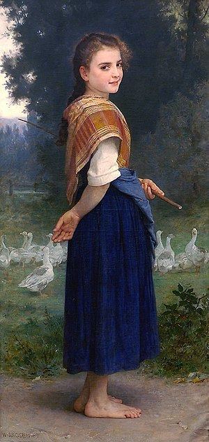 The Goose Girl (Bouguereau) httpsuploadwikimediaorgwikipediacommonsthu