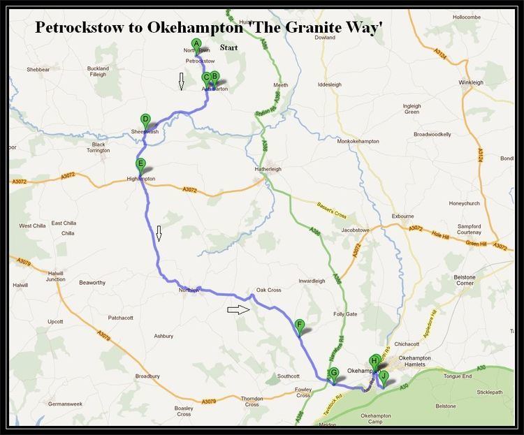 The Granite Way Ilfracombe to Plymouth to Devon Coast to Coast Cycle Routes UK