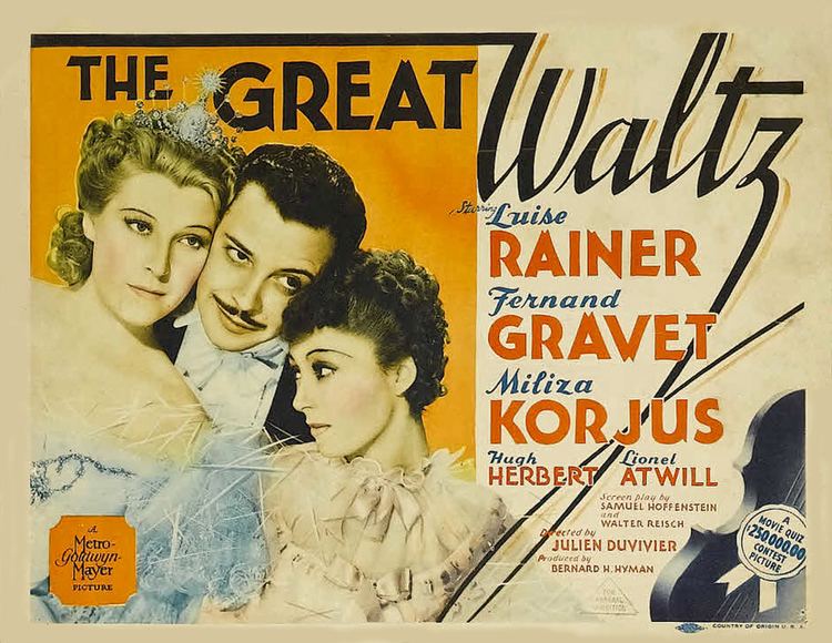 The Great Waltz (1938 film) Great Waltz The 1938