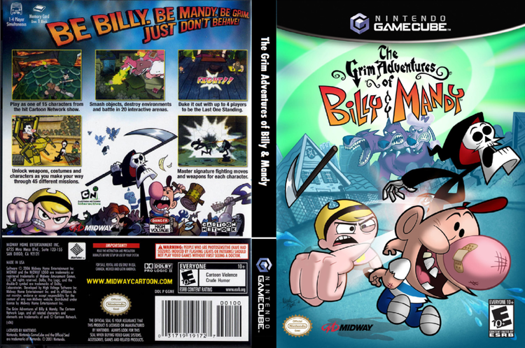 The Grim Adventures of Billy & Mandy (video game) artgametdbcomwiicoverfullHQUSGGNE5Dpng