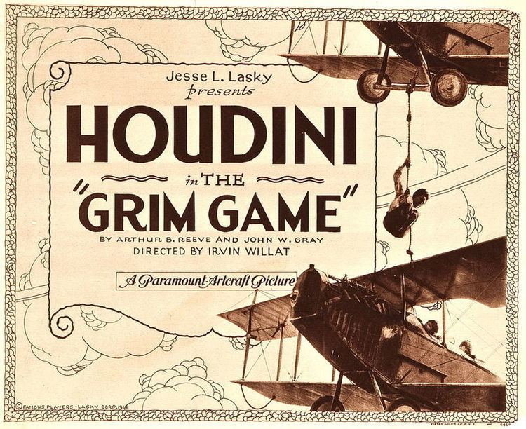 The Grim Game Card harryhoudinicircumstantialevidencecom