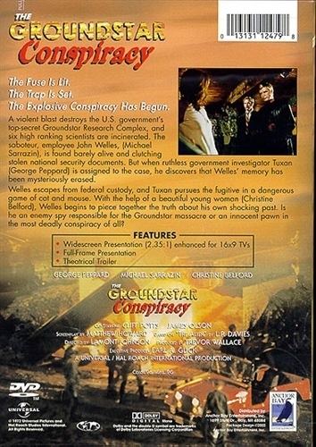 The Groundstar Conspiracy The Groundstar Conspiracy DVD 1972 George Peppard 999 BUY NOW