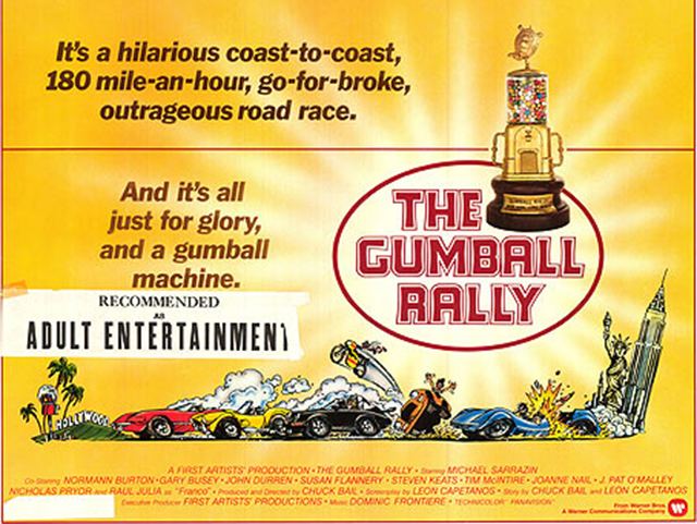 The Gumball Rally Robs Car Movie Review The Gumball Rally 1976