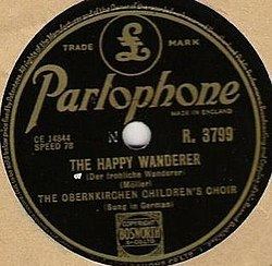 The Happy Wanderer (1955 film) The Happy Wanderer Wikipedia