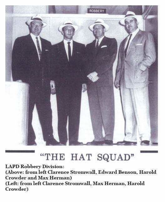 The Hat Squad PAUL BISHOP WRITER VINTAGE LAPD THE HAT SQUAD