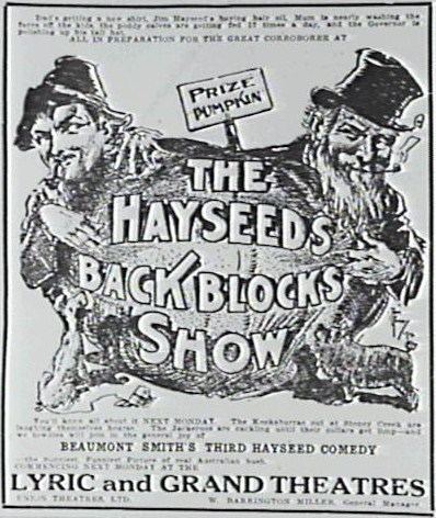 The Hayseeds Back blocks Show movie poster