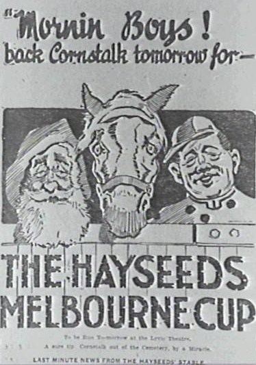 The Hayseeds Melbourne Cup movie poster