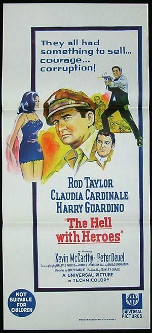 The Hell with Heroes THE HELL WITH HEROES 1968 Rod Taylor Australian daybill Movie poster