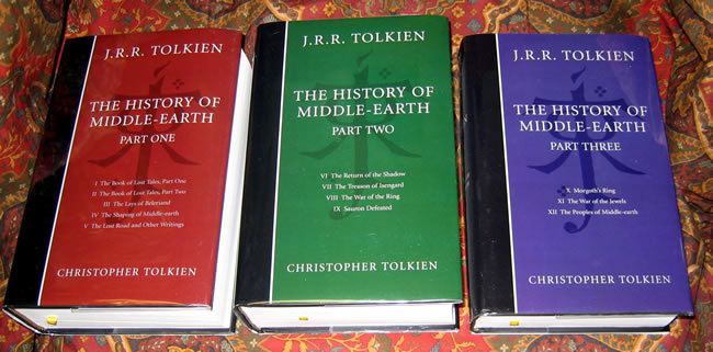 The History of Middle-earth 000606 The History of Middle Earth 3 volume Box Set with