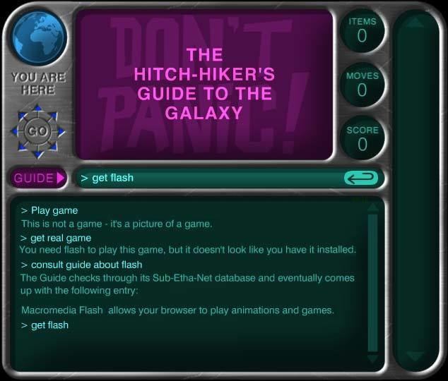 The Hitchhiker's Guide to the Galaxy (video game) BBC Radio 4 The Hitchhiker39s Guide to the Galaxy The Adventure