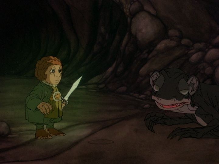 The Hobbit (1977 film) movie scenes Image copyright 1977 Rankin Bass Productions Inc and Warner Home Video 