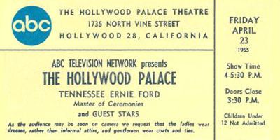 The Hollywood Palace Hollywood Palace The Old TV Tickets