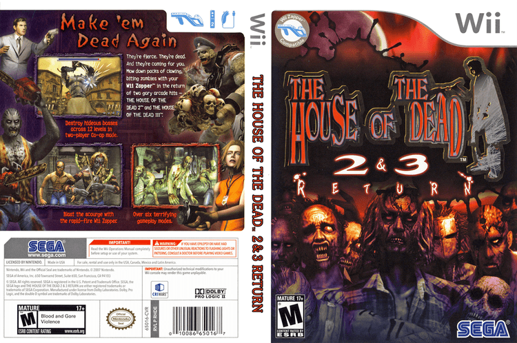 The House of the Dead 2 & 3 Return RHDE8P The House of the Dead 2 amp 3 Return