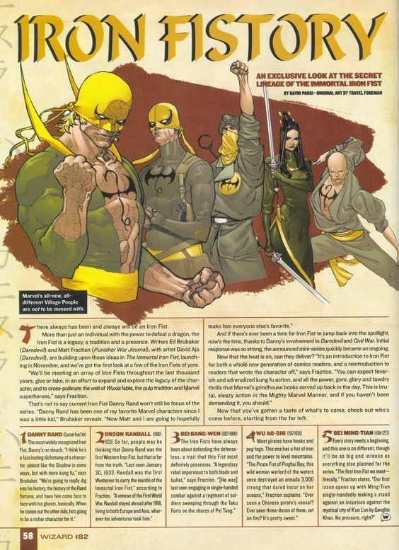The Immortal Iron Fist BONUS The legacy and lineage of The Immortal Iron Fist Kung Fu