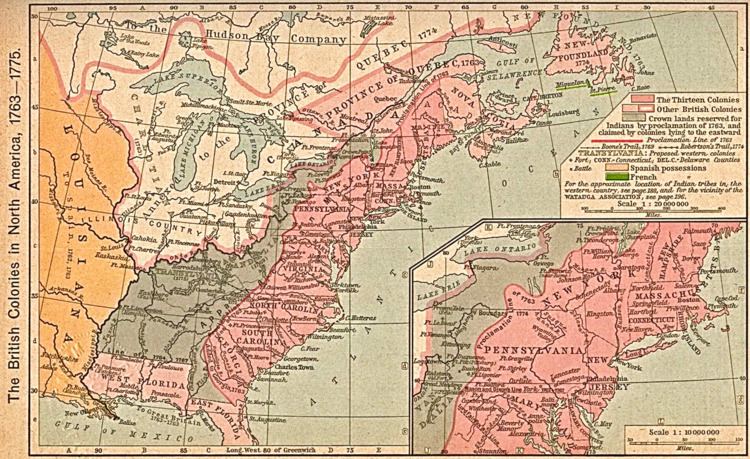The impact of geography on colonial America
