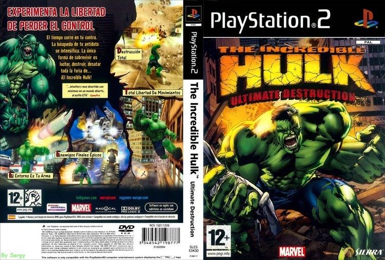 The Incredible Hulk: Ultimate Destruction Rodando no PS3 The Incredible Hulk Ultimate Destruction do PS2