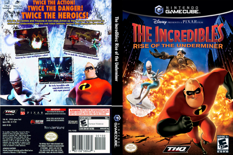 The Incredibles: Rise of the Underminer GIQE78 The Incredibles Rise of the Underminer