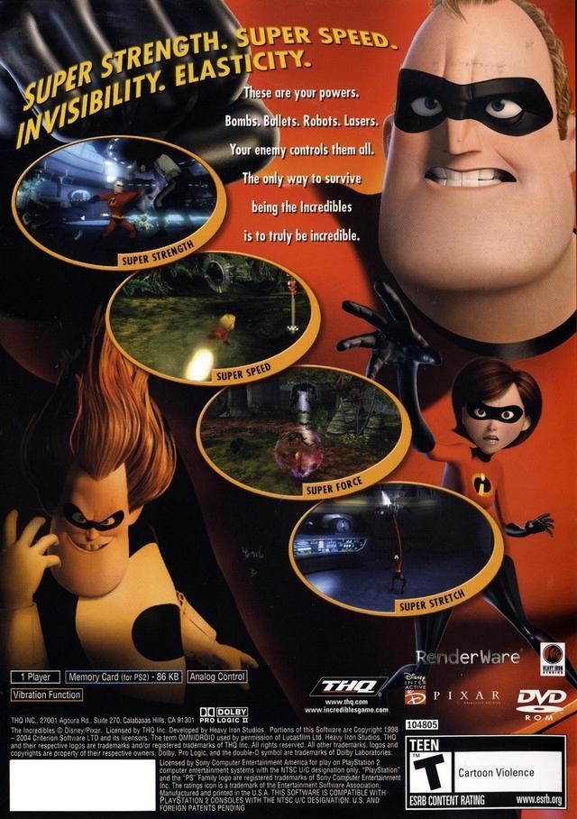 The Incredibles (video game) The Incredibles Box Shot for PlayStation 2 GameFAQs