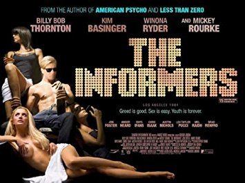 The Informers Amazoncom The Informers Poster Movie UK B 11x17 Billy Bob Thornton