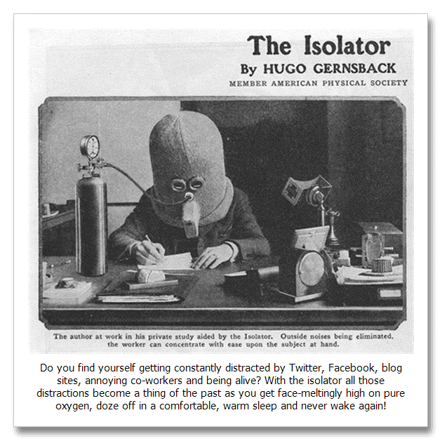 The Isolator Escape Monday Hilariously Idiotic Inventions From THe Past Them39s