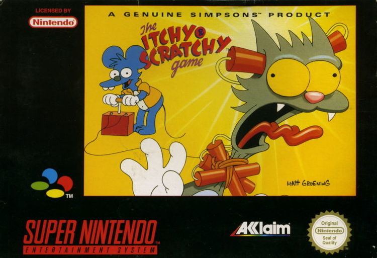 The Itchy & Scratchy Game The Itchy amp Scratchy Game for Game Gear 1995 MobyGames