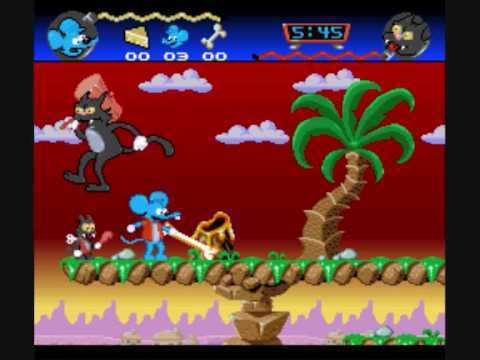 The Itchy & Scratchy Game Gameplay The Itchy amp Scratchy Game SNES YouTube