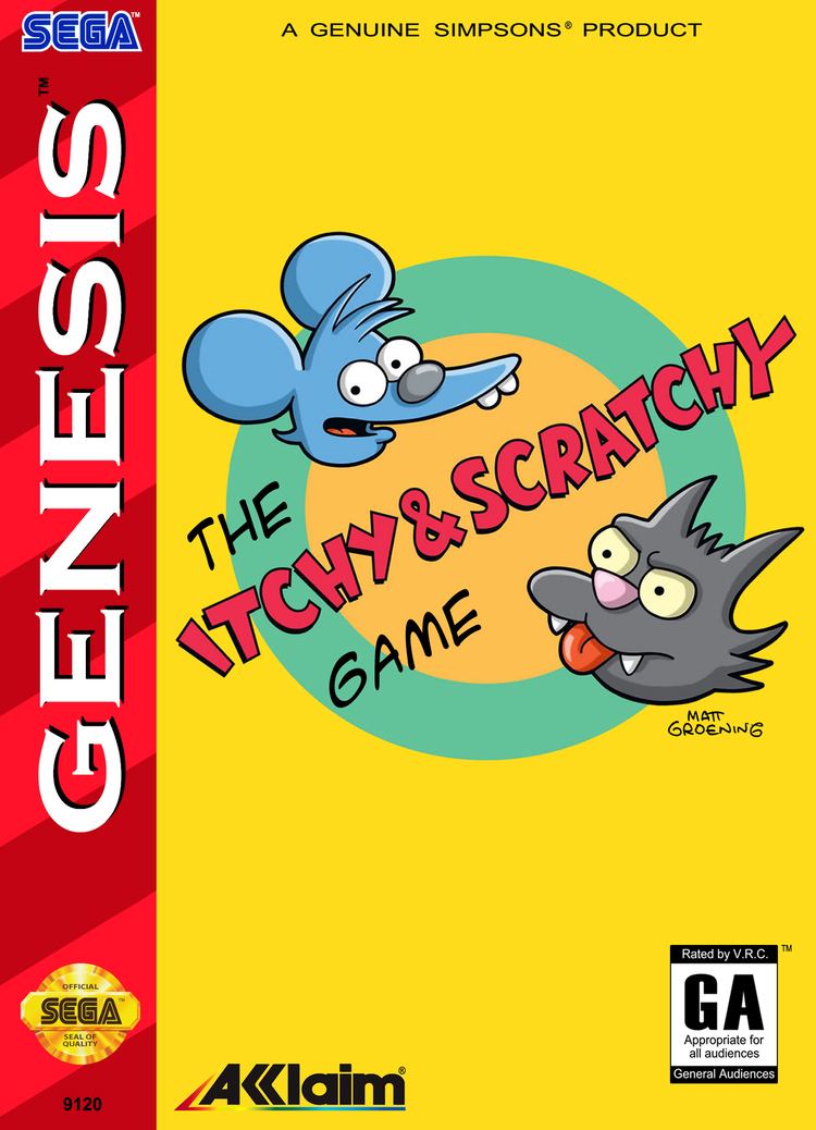 The Itchy & Scratchy Game The Itchy amp Scratchy Game Box Art