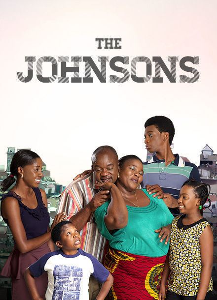 A poster of the 2012 TV series "The Johnsons" featuring its main casts-Seun Adebajo Osigbesan, Charles Inojie, Chinedu Ikedieze, Ada Ameh, Susan Pwajok and Olumide Oworu