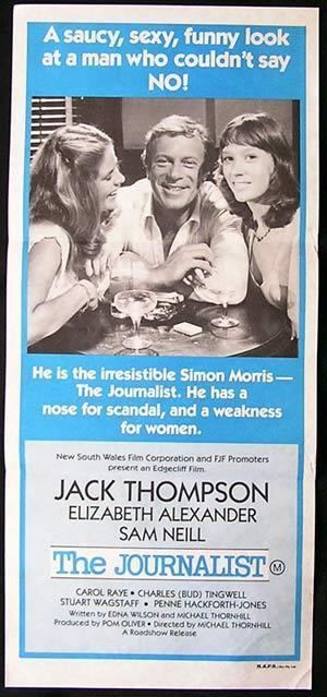 The Journalist (1979 film) THE JOURNALIST Movie Poster 1979 Jack Thompson Australian Daybill
