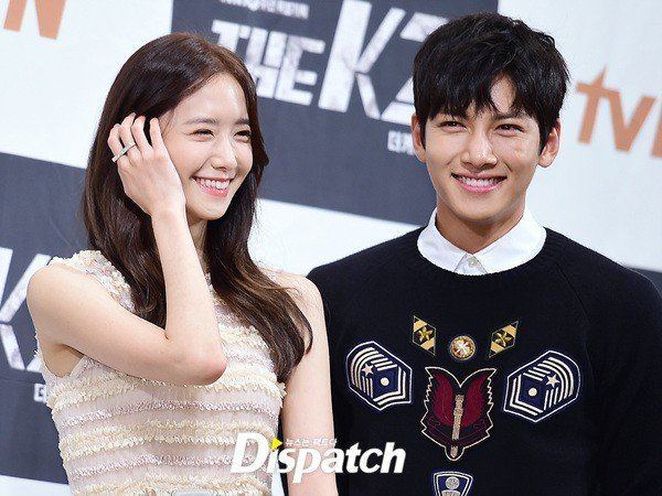 The K2 Ji ChangWook and Yoona Display Chemistry At The K2 Press