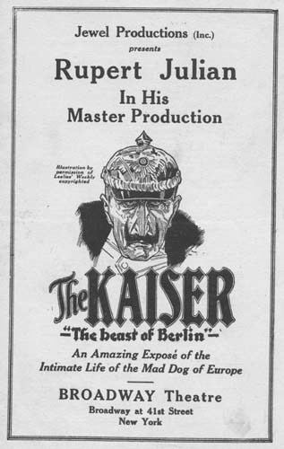The Kaiser, the Beast of Berlin wwwlonchaneyorgphotosakaiserthebeastofber