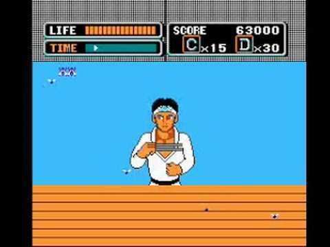 The Karate Kid (video game) NES The Karate Kid No Deaths YouTube