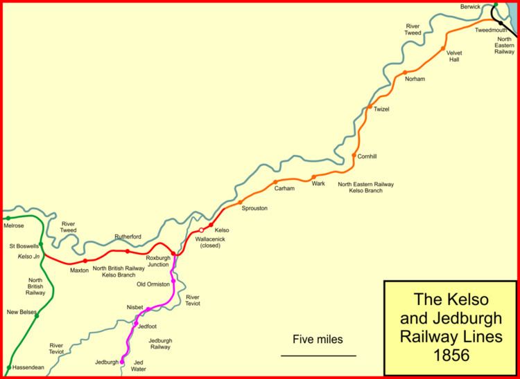 The Kelso and Jedburgh railway branch lines