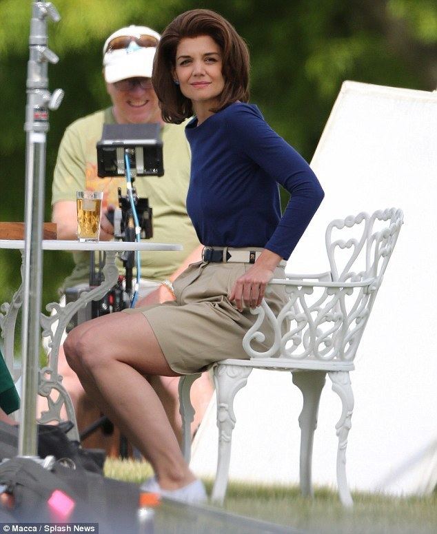The Kennedys: After Camelot Katie Holmes shows skills on Toronto set of The Kennedys After